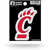 Rico Industries NCAA Cincinnati Bearcats Die Cut Team Logo Short Sport Sticker