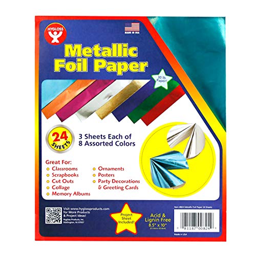 1 Hygloss+Products+Metallic+Paper+Sheets