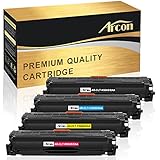 Arcon 4 Packs Compatible for Samsung CLT-K504S CLT-M504S CLT-C504S CLT-Y504S Toner Cartridge Samsung Xpress CLX-4195FW Toner CLP 415NW SL-C1860FW SL-C1810W CLX-4195 CLX-4195N SL-C1860FW/XAA Printer