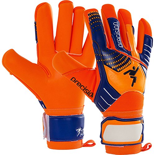 Precision Gk Fusion Flash Scholar Junior Goalkeeper Gloves Size 7 Orange/blu