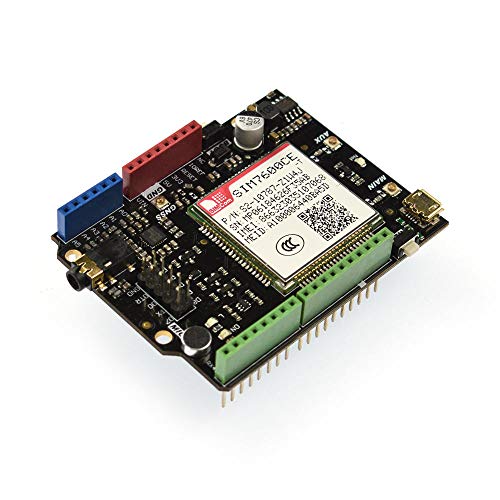 image for DFROBOT SIM7600CE-T 4G(LTE) GPS GSM Arduino Shield with Antenna for Ar