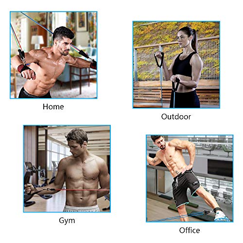 Resistance-Bands-Set-Exercise-Bands-Elastic-for-Fitness-Training-Yoga-Physical-Therapy-Home-Workouts-with-Handles-Door-Anchor-Ankle-Straps-Waterproof-Bags-Portable-Exercise-Equipment-for-MenWomen