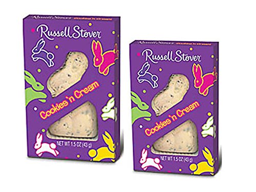 2 PACK RUSSELL STOVER BUNNY COOKIESN CREAM, 1.5...