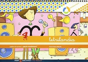 Letrilandia Lectoescritura cuaderno 4 de escritura (Pauta Montessori) (A tu medida (entorno l&oacute;gica matem&aacute;tica)) - 9788426371423