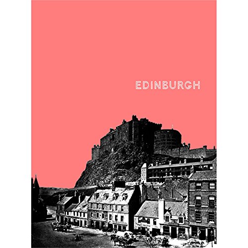 Wee Blue Coo Grassmarket Edinburgh Scotland Scottish Landmark Coral Canvas Art Print