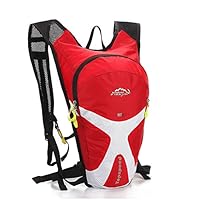 LOCALLION 5L Lightweight Bicycle Backpack Hydration Rucksacks Cycling Mini Backpacks for Riding Running Sport Bicycle Daypacks (Red)