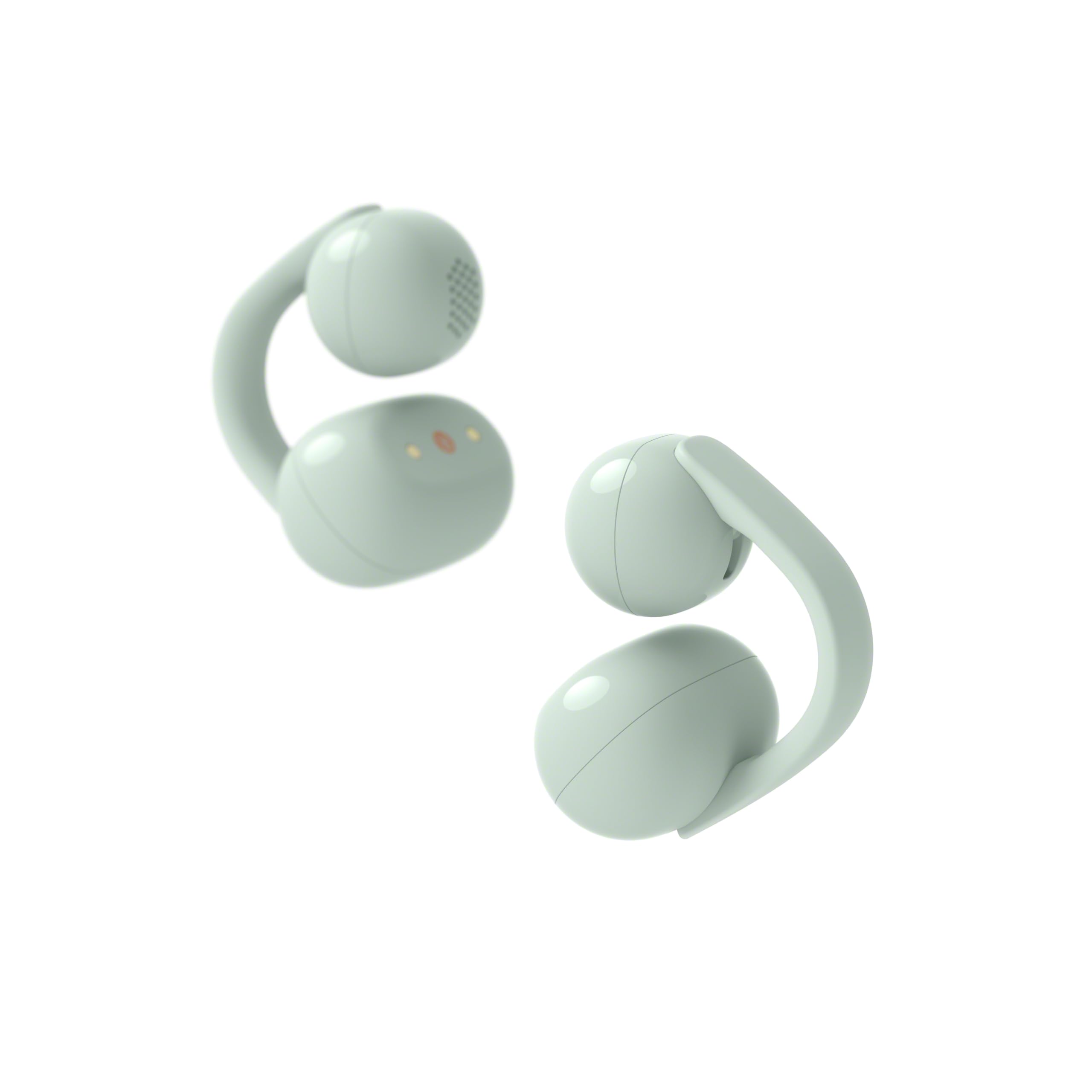 Sony LinkBuds Clip Open-Ear-Kopfhörer, Komfortables Clip-On-Design, 3 Hörmodi und satter Klang, IPX4, klare Anrufe, 37 Std. Akkulaufzeit, KI-Sprachassistent, TIPP-Steuerung, iOS & Android – Grün