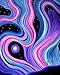 5D Diamond Painting Kit DIY Craft Set Full Drill Round - Galaxy Trees Moon Landscape Art by USA Based Artist. 13