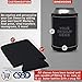 CSBD 50 Pack Blank Can Coolers, Foam Collapsible Insulated Can Sleeves for Beer, Soda, Water Bottles, Bulk Customizable Sublimation Blanks for DIY, HTV Vinyl Projects, Parties, Weddings - Black