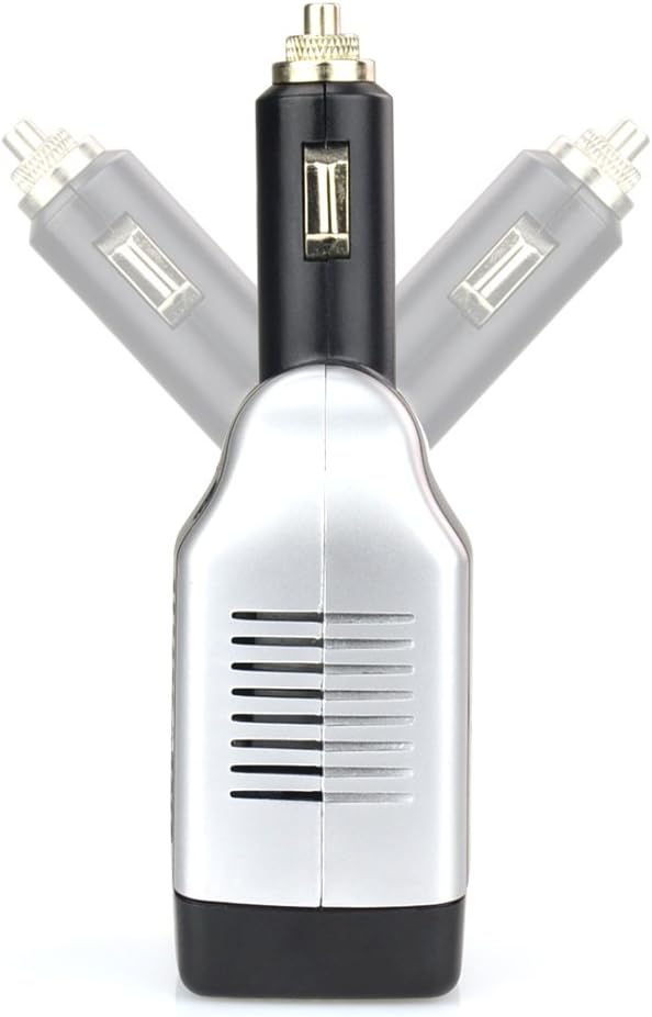 BESTEK 75W Car Charger Power Inverter DC 12V to AC 230V 240V Voltage Converter Transformer with UK Outlet Socket and Dual USB Ports Auto Adapter Plug for Phone Tablet Laptop - Image 5