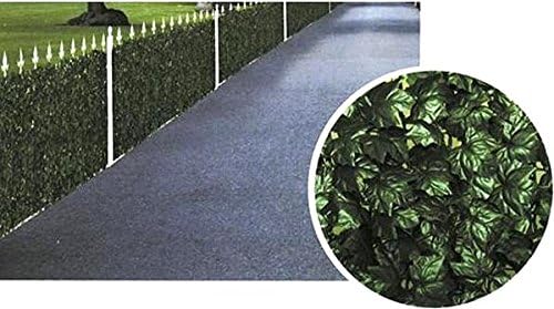 1.5 x 3 m – Ornamental Artificial Ivy Hedge Ivy with Shading Net - 4 Rolls