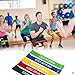 Resistance Loop Bands - Best 5 Premium Exercise Bands - Great for Workout & Physical Therapy, Pilates, Yoga, Rehab, Improve Mobility and Strength - Suitable for Women and Men - 100% Natural Latex!