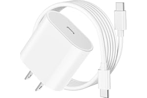 IPREMIUM 20W USB C Fast Charger for iPad Pro 13/12.9/11 inch, iPad A16/10th Generation, iPad Air 11/13 inch/5th/4th, iPad mini 6th/7th, iPad Charger Fast Charging Block with 6.6ft USB C to C Charger Cable