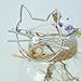 Fdesigner Cat Hair Clips Gold Fashion Hair Barrette Jewelry Cute Hairpins Accessories for Women and Girls (Silver Ⅰ)