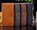 New Arrival Crazy Horse Grain Leather Folio Wallet Case With Stand for Samsung Galaxy Mega 6.3 i9200 Brown