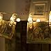 GreenClick 40 LED Photo Clips String Lights, Photo Clips Holder 7.2 Feet, Warm White, Battery Powered, 8 Modes Remote Bedroom Christmas Decoration for Hanging Photos Pictures Cards etc.