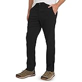 Weatherproof Vintage Mens Casual Pants - Regular Fit Ultra Stretch Flat Front Chinos | Lightweight Work & Travel Pants