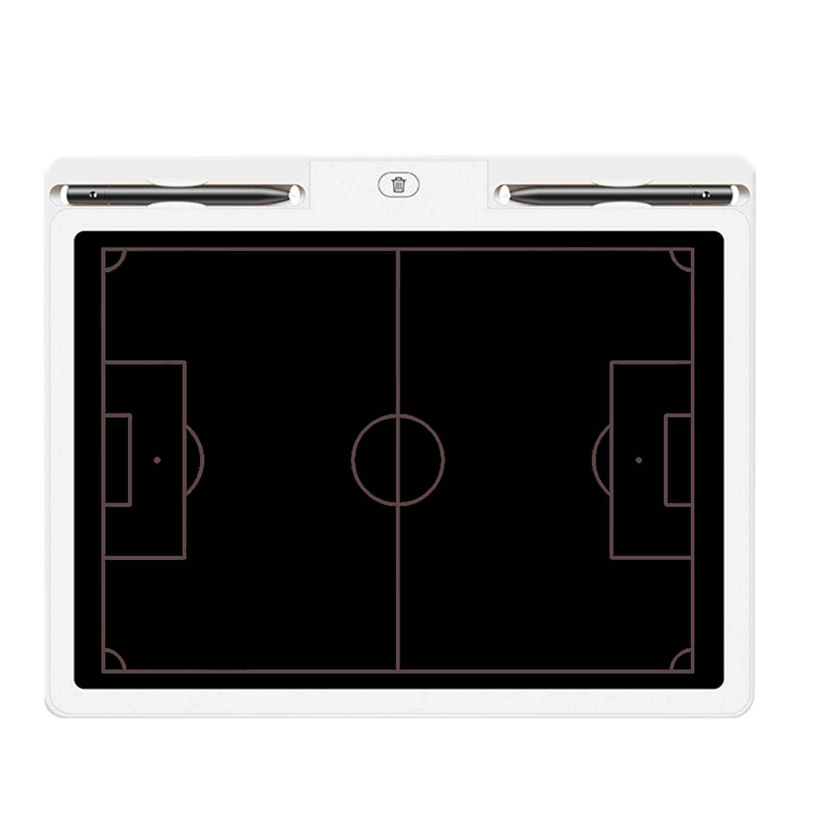 RoseFlower Electronic Football Coach Tactical Board, Portable Soccer Tactics Strategy Blackboard Notebook Clipboard with LCD Writing Tablet with Stylus, Instant Erase - Training Assistant Equipment