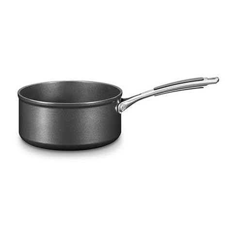 Kitchenaid Kasserolle, Aluminium, schwarz/Silber 16 cm