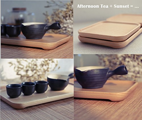 starbucks wooden tray