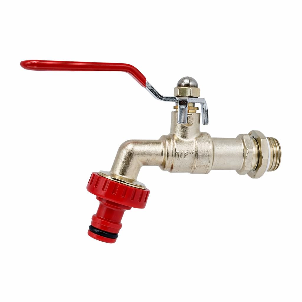 Wärmer System 1/2 inch Outside Garden Tap with Hose Connector and Lever Handle