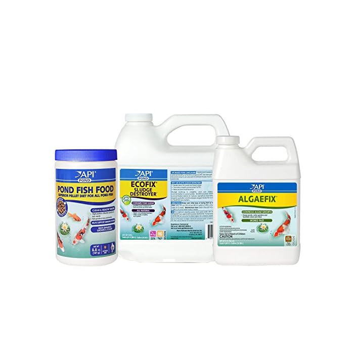 Buy API POND HEALTHY FISH POND BUNDLE Including API POND ALGAEFIX Algae Control, API ECOFIX