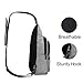 MOSISO Sling Backpack with USB Charging Port, Pure Gray