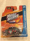 2014 Maisto Muscle Machines Garage VOLKSWAGEN BEETLE (Gray w/Flames) Crazy #8 Built for Speed