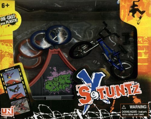 X Stuntz - Die-Cast Finger Bike with Half Pike Ramp - No. 533932