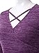 JayJay Women Casual Caged Neck Long Sleeve Knit Sweater Faux Wrap Dress with Bow Belt