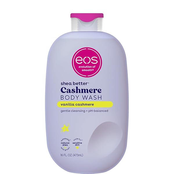 EOS CASHMERE BODY WASH – VANILLA CASHMERE, MOISTURIZING...