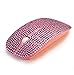 SA@ Pink Wireless Bling Crystal Rhinestone Flat PC USB Mouse Girl’s Giftthumb 4