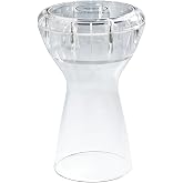 Wambooka DAR Touring Series Diamond Wet &amp; Dry Darbuka | 8.75" Head &amp; Unbreakable PC Body | Lightweight Drum for Deep Bass &amp; Crisp Highs | Includes Padded Bag, Allen Key &amp; Learning Course | Clear