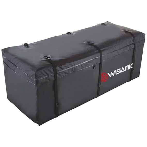 WISAMIC Heckbox Für Anhängerkupplung Auto Hintere Gepäcktasche - Wasserdicht Transporttasche 60'x 24' x 24'(20 Cu Ft) 500 x 5