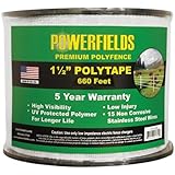 Powerfields EW15-660 1.5-Inch Wide Polytape, 660-Feet, White