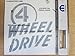 Jeep Wrangler Willys Wheeler 4 WHEEL DRIVE Sticker Decal Emblem Mopar OEM