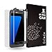 [Front and Back] Samsung Galaxy S7 Edge Screen Protector, [Case Compatible][Curve Fit Design] Smash-It Front 3D Tempered Glass Screen Protector and Back Carbon Fibre Film (Black Version)