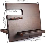 Robomanor Bedside Organiser Wood Docking Station for Men Gift view 2