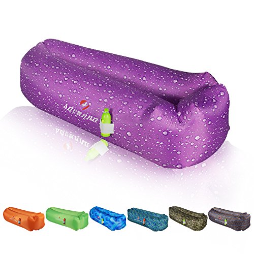 image for Savanna Inflatable Lounger Lazy Sofa Bed, Portable Air Beds Sleeping S