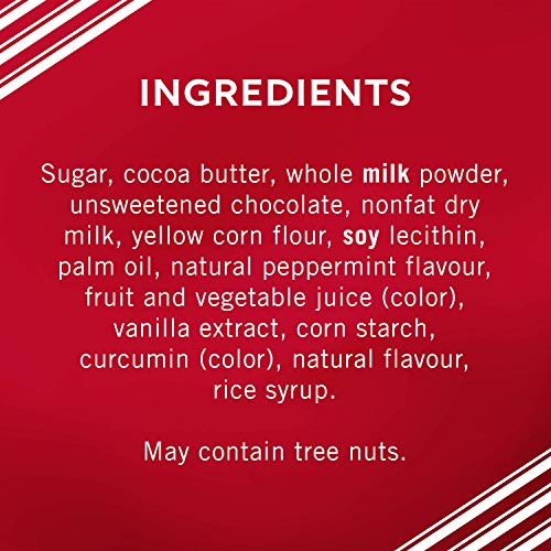 Ghirardelli Limited Edition Peppermint Bark Squares Bag, Milk Chocolate, 7.9 Ounce - Thumbnail 2