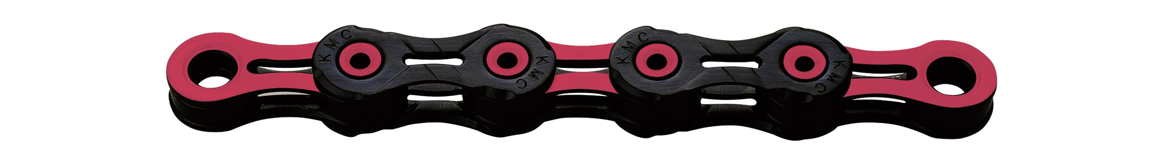 KMC Unisex's Black/Pink DLC 11 Chain, 1/2” x 11/128”