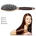 VAMIX Boar Bristle Paddle Hair Brush for Men & Women, Designed for Wet, Dry, Thick, Thin, Curly & Straight Hair Comb (Golden)