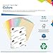 Hammermill Colored Paper, 20 lb Orchid Printer Paper, 8.5 x 11-1 Ream (500 Sheets) - Made in the USA, Pastel Paper, 103770R