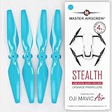 MAS Upgrade Propellers for DJI Mavic AIR in Blue - x4 in Set