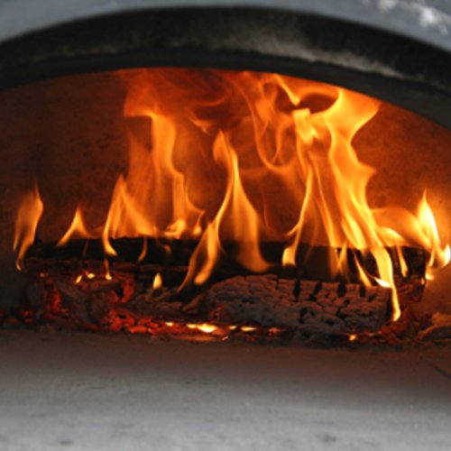 Chicago Brick Oven Wood-Burning Outdoor Pizza Oven, CBO-500 Countertop Oven with Silver Vein Hood
