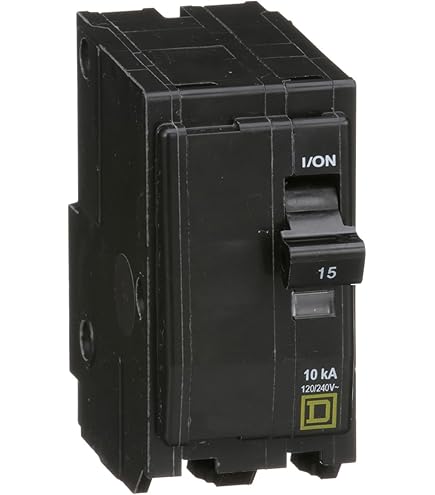 Square D QO215 Circuit Breaker 2 Pole 15A 120/240V 10kA QO Series