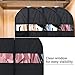 HOUSE DAY Garment Bags for Storage 5 Pack 42 inch Garment Bags for Travel Foldable Storage Bags Suit Covers For Closet,Washable Garment Suit Cover for Dresses,Suits,Coats