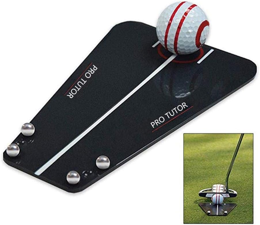 Whelsara Golf Training Aid Golf Putting Mirror Training Alignment Golf Alignment Tools Golf Training Accessories Right-Handed Golfers