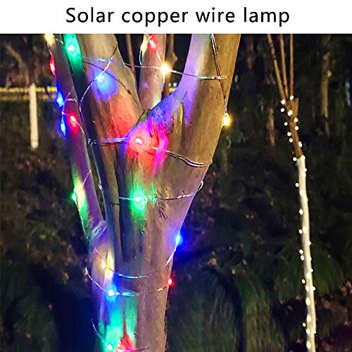gdfh 200 LED Solar String Lights Outdoor, Waterproof 8 Modes Fairy Lights for Garden Patio Yard Wedding Party