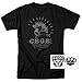 Popfunk CBGB Electric Skull Officially Licensed T-Shirt & Stickers (XX-Large)